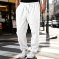 thumbnail image 2 of Boys Baggy Sweatpants Casual Elastic Waist Straight Wide Leg Open Bottom Athletic Joggers Sweat Pants with Pockets, 2XL, 2 of 9