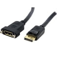 thumbnail image 1 of 3Ft Displayport Panel Mount Cable - F/M, 1 of 1