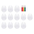 thumbnail image 2 of KLKCMS Foam Eggs Crafts Decorating with Color Pens for Handmade Spring Kindergarten 120MM, 2 of 9