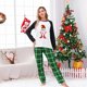 thumbnail image 3 of Pijamas navideños a juego para mujer, conjunto de pijamas verdes para mujer, Sra. ELF, 3 of 3