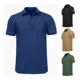 thumbnail image 5 of Playera Deportiva Licra Con Spandex Lisa Táctica Solapa Polo, 5 of 5