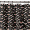 thumbnail image 3 of S4Sassy Black Dot & Watermelon Fruits Bathroom Decor Shower Waterproof Curtain Drapes Resistant-60 x 70 Inch, 3 of 6