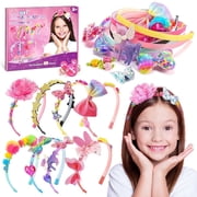 Superwinky DIY Headbands Making Kit for Girls, Hair Accessories Set for Girls 8-12, Arts and Crafts for Kids Ages 4-6, Birthday Gifts for 6 7 8 9 10 Year Old Girls