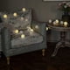 thumbnail image 3 of Guirnalda de luces redondas de 20 luces LED de color blanco cálido, decoración de luces de cadena de algodón de 6 Cm, Compatible con habitación de bebé, fiesta, Navidad, boda, 3 of 3