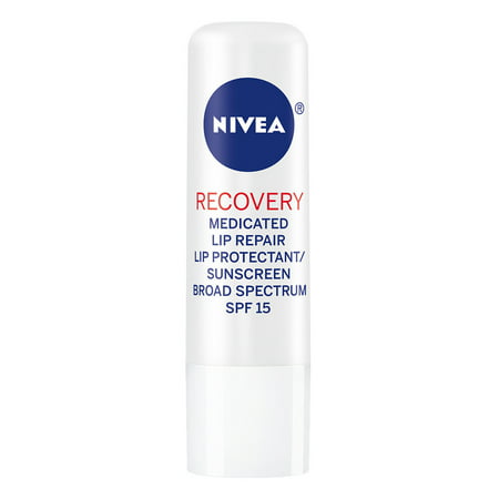 NIVEA Recovery Medicated Lip Care SPF 15 0.17 Carded (Best Lip Care With Spf)