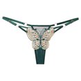 thumbnail image 2 of HUPOM Seamless Tummy Control Underwear For Women Womens Underwear Thong Leisure Tie Drop Waist Green One Size, 2 of 5