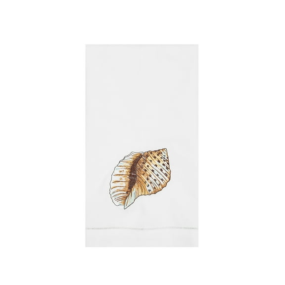 Spotted Shell Woven Linen Kitchen Towel