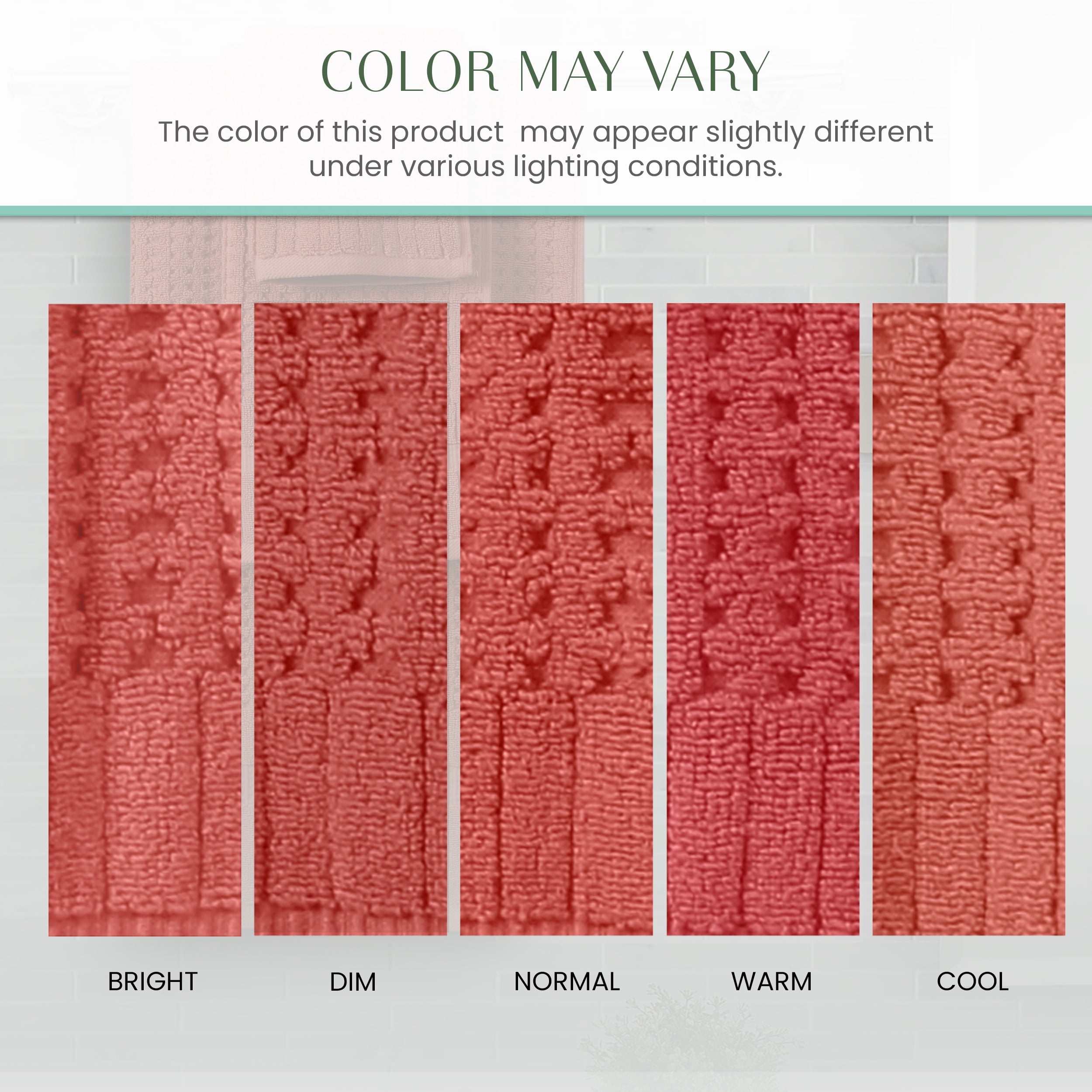 Home Weavers Willow Collection Hand Towels Set of 12 | 100% Cotton Zero Twist | 630 GSM Thick Plush | Soft, Highly Absorbent & Quick Dry | Hotel Quality Luxury Hand Towels | 16x24 Inch | Coral