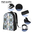 thumbnail image 5 of Cauagu Flowers and Butterflies Print Backpacks,Travel Daypack Casual Laptop Backpack Bookbag Fits 15 Inch Computer for Men Women, 5 of 8