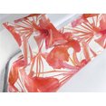 thumbnail image 3 of Hibiscus Bed Runner Set, Watercolor Silhouettes of Tropical Floral with Neutral Colors Boho Art, Decorative Bedding Scarf & a Pillow Sham for Hotels Homes, Twin, Dark Coral Coral White, by Ambesonne, 3 of 3