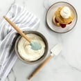 thumbnail image 4 of Nordic Ware 2 Piece Silicone Spatula Set with Beechwood Handles for Small Batches, 4 of 4