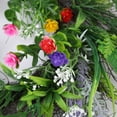 thumbnail image 5 of Wildflower Wreath, Colorful Spring Floral Wreath, Vibrant Summer Flower Wreath, Artificial Cottage Wreath with Abundance of Florals and Botanicals for Farmhouse on The Front Door Deco, 5 of 8