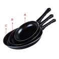 thumbnail image 3 of Frying Pan Non-stick Mini Thick Steak Flat Pan Iron Cookware Fryer Pan Mini Pancake Egg Fryer Kitchen Cookware, 25cm, 3 of 8