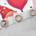 thumbnail image 4 of Feelyou Valentine's Day Gnome Black Out Curtains, Love Heart Balloon Curtains Pack of 2 (42x63 Each), Teens Kids Girls Women Bedroom Curtains, Blackout Curtains Bedroom Decor, 4 of 6