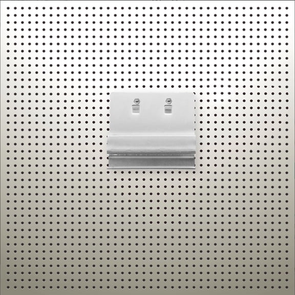 PAMINGONO Plated Silver Steel Tool Rack Wall Mount Pegboard Organizer for Shed