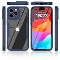 thumbnail image 5 of Htwon Case with Built-in Screen Protector Full Cover for iPhone 15 Pro Max/15 Pro/15 Plus/15, Blue, 5 of 13