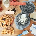thumbnail image 4 of Beautiful Rotating Belgian Waffle Maker, Cornflower Blue by Drew Barrymore, 4 of 16