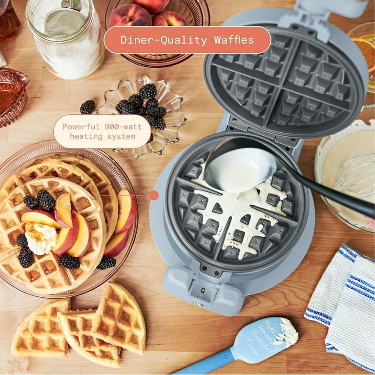 Free Shipping! Beautiful Rotating Belgian Waffle Maker Cornflower
