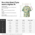 thumbnail image 7 of Wukai Lilies Flowers Men's Casual Short-Sleeve Button Down Shirt - Lightweight Summer Dress Shirt for Daily Wear-XX-Large, 7 of 7