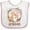 White and Pink, variant on Inktastic I Love My Grandma Boys or Girls Baby Bib