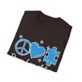thumbnail image 4 of Blue Peace Puzzle Autism Awareness Graphic Novelty Tshirt, 4 of 7