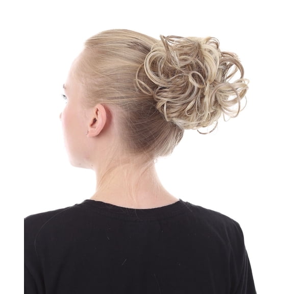 HPO Adult Women Styless Easy-Wear Curly Dirty Synthetic Blonde Twister ST-012