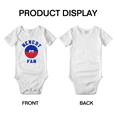 thumbnail image 3 of Newest Haiti National Soccer Team Fan Boy Girl Bodysuits (White, 18-24 Months), 3 of 5