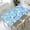 Blue Bubble, variant on ARTSLION Waterproof Fitted Rectangle Tablecloth With Elastic Edge, Wipeable Table Cover For 6 Ft Tables, Perfect For Outdoor Picnic & Camping,24x48in,Chevron Stripe