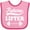Pink and Fuchsia, variant on Inktastic Future Lifter Weightlifting Boys Baby Bib