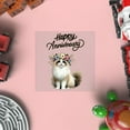 thumbnail image 4 of Happy Anniversary Ragdoll Celebrates Wedding Love Family Party Cutout Transfer Sticker Cat Lover Kitten Owner Gifts Idea Transparent Decal Art Decor - 01015, 4 of 5