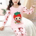 thumbnail image 6 of NOLDARES Toddler Baby Girl Boy Clothing Set 2 Piece Long Sleeve Graphic T Shirt and Pull on Pants Soft Cotton Print Fall Winter Outfits Clothes(Watermelon Red,11-12 Y), 6 of 7