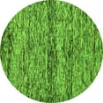 thumbnail image 1 of Ahgly Company Indoor Round Abstract Green Modern Area Rugs, 8' Round, 1 of 4