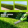 thumbnail image 2 of AQSQ Cordless Grass Shear with Non-Slip Handle Rechargeable Powerful Motor Grass Cutter 2-in-1 Handheld Electric Grass Trimmer Hedge Shear, 2 of 7