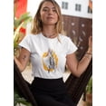thumbnail image 2 of Attacking Unicorn Yellow Horn T-Shirt Women -Image by Shutterstock, Female Large, 2 of 4
