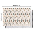 thumbnail image 5 of Beige Christmas Tree Pattern Summer Placemats Table Placemats Set Of 6-Linen Kitchen Washable Placemats Table Mats 11.8"x17.7" Non-Slip Heat Resistant, 5 of 5