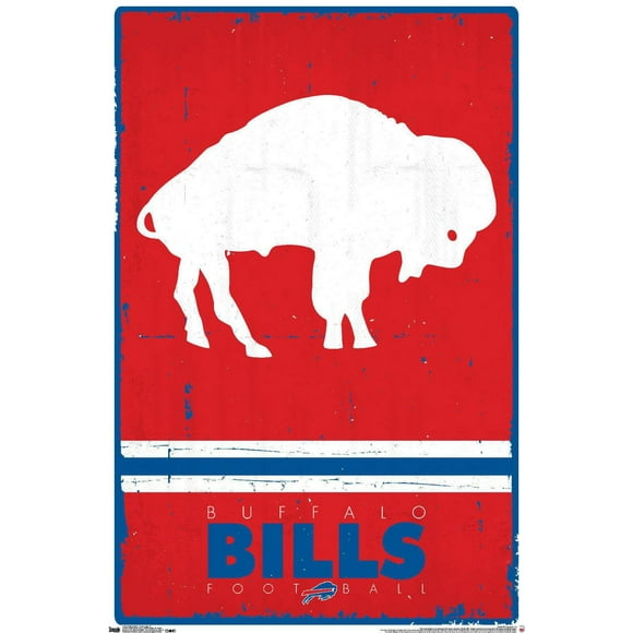 NFL Buffalo Bills - Retro Logo 15 Wall Poster, 22.375" x 34"