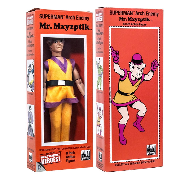 Mr DC Comics Mego Style 8 Inch Retro Figure Two-Packs Superman VS Mxyzptlk 
