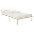 thumbnail image 3 of SAFAVIEH Gatsby Modern Glam Bed Frame, Queen, Gold, 3 of 6