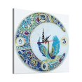 thumbnail image 1 of DIY 5D Clock with Watch Movement Kit Special-shaped Diamond Embroidery Home Decor, 1 of 7