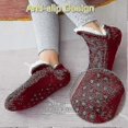 thumbnail image 2 of Indoor Non-slip Thermal Socks,fleecesox - Fleece-lined Non-slip Thermal Slippers Socks,v-mouth Fluff"--ZZ1, 2 of 4