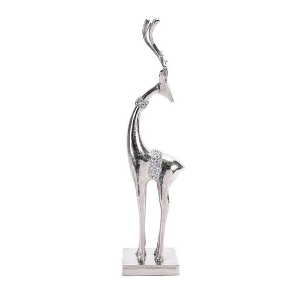 Melrose International LLC Deer (Set of 2) 18"H Aluminum