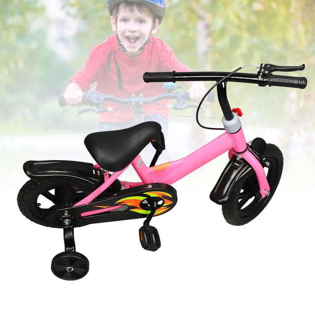 Bicicleta De Pedales Para Niños, Ruedas De Entrenamiento De Bicicleta Para Niños Pequeños Con Marco De Acero Al Carbono Para Niños De 3 A 6 Años