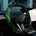 thumbnail image 6 of Tropical Jungle Palm Leaves 14.5 Inch Printing PVC Leather Auto Accessories Steering Wheel Covers Car Wheel Covers Car Wheel Cover, 6 of 6