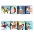 thumbnail image 1 of Tarjetas de Felicitación de dibujos animados para niños, pintura de diamantes de Navidad, manualidades, tarjetas postales de felicitación bordadas de Año Nuevo, regalos hechos a mano, 8 piezas, 1 of 4