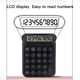 thumbnail image 4 of Calculadora de Interruptor Mecánico Con Botones Grandes, Calculadora de Escrito de 24 Teclas Con Pantalla Lcd, Suspensión Automática, Calculadora Estética para Estudiantes, 4 of 7