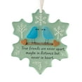 thumbnail image 4 of LanSuare Snowflake-Shaped Sea Glass Friendship Decor, 3.14 Inch Acrylic Christmas Tree Hanging Ornaments, Friendship Ornament Keepsake, Sea Glass Art Gift for Best Friends, 4 of 7