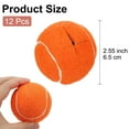 thumbnail image 2 of Uxcell 12 Pcs Pelotas de Tenis Precutadas para Andadores, Accesorios Universales de Pelotas Deslizantes Precutadas para Protección de Patas de Muebles y Pisos, Naranja, 2 of 6