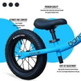 thumbnail image 4 of Banana GT Balance Bike - Lightweight Toddler Bike - No Pedal Bike - Ages 2-5 - Adjustable Handlebar & Seat - Aluminium, Air Tires (Blue), 4 of 8