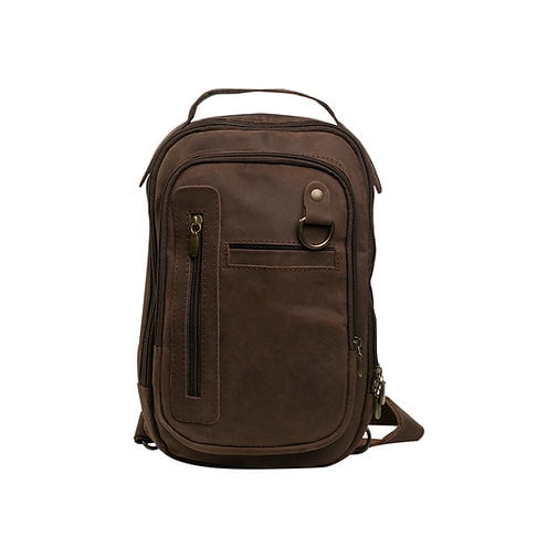 PECHERA MOCHILA CRUZADA CAFÉ
