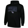 thumbnail image 2 of Men's Fanatics Black Tennessee Titans Big & Tall Pop Pullover Hoodie, 2 of 3